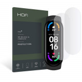 Set 2 Folii de protectie Hofi Hydroflex Pro+ pentru Xiaomi Mi Smart Band 5/6/6 NFC Transparent