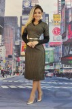 Y615-120 Rochie midi casual din material 3D, L, M/L, S