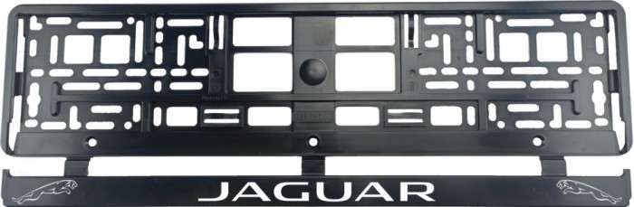 Set 2 bucati, suport numar inmatriculare Jaguar