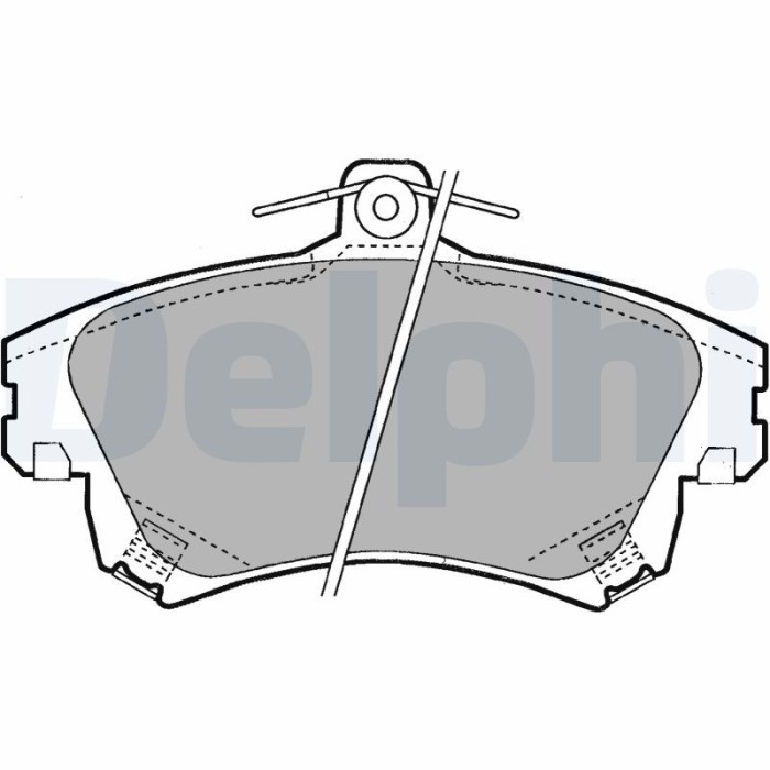 DELPHI LP1398 set placute frana,frana disc