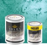 Vopsea Decorativă Perla Luxury Verde Inchis| Pachet 3L (2L + 1L) cu fulgi perlați-Toro Decor