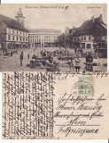 Sibiu-Kleiner Ring- animata, rara, Circulata, Printata