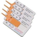 Cumpara ieftin Set 4x Manometru dispozitiv de masurat anvelope, din plastic, 42-65 mm, Dactylion