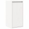 Gossi dulap de perete, alb, 30x30x100 cm, lemn masiv de pin