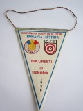 D9 60 - fanion - sport - fobal - echipa nationala - Romania - Austria - 10 septembrie 1986
