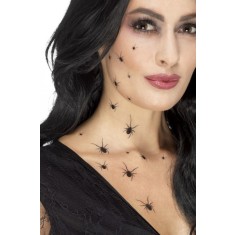 Set 16 Tatuaje Temporare Paianjeni, Negru