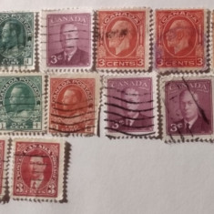 Lot 72 timbre vechi Canada