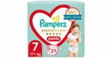 Pampers Premium Care Bugyipelenka 17kg+ Junior 7 (27db)