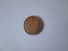 Rară! Danemarca 1 Ore 1887 Christian IX, Europa, Bronz