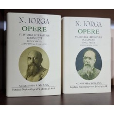 Opere - volumul VI Istoria Literaturii Romanesti Epoca Veche Addenda I (sec. II i. e. n. - XV), volumul VII Istoria Literaturii Romanesti Epoca Veche