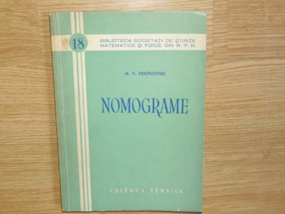 NOMOGRAME -M.V.PENTKOVSKI foto