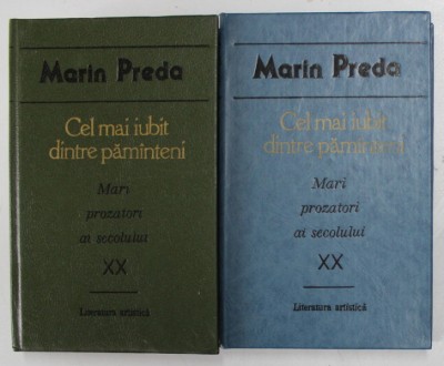 CEL MAI IUBIT DINTRE PAMANTENI de MARIN PREDA , VOL I -II 1990 * EDITIE CARTONATA foto