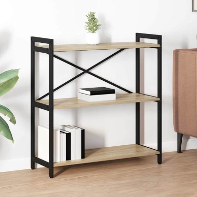 vidaXL Bibliotecă Stejar sonoma 80 x 30 x 83 cm Lemn compozit 868426 foto