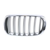 Grila radiator, masca fata Bmw X3 (F25), 11.2010-05.2018, parte montare partea stanga, crom/silver