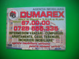 HOPCT 63991 DUMAREX AGENTIE IMOBILIAR 2007-CALENDAR/CALENDARE DE BUZUNAR-ROMANIA