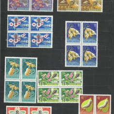 TSV$ -1963 LP 574 SERICICULTURA SI APICULTURA BLOC X 4 MNH/** LUX