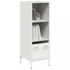Gossi dulap inalt, alb, 35x39x103,5 cm, otel