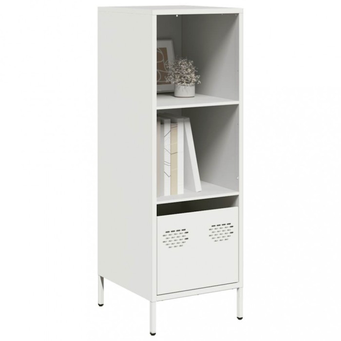 Gossi dulap inalt, alb, 35x39x103,5 cm, otel