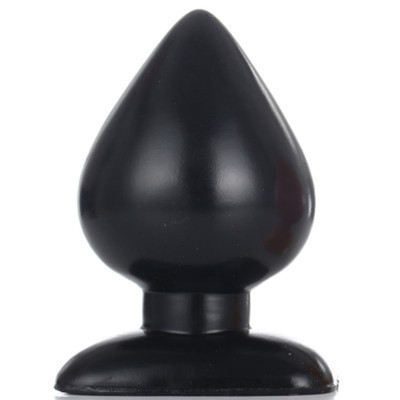 Dop anal negru mare/urias huge drop black butt plug foto