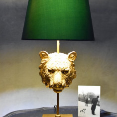 Lampa de masa cu un cap de tigru CW243