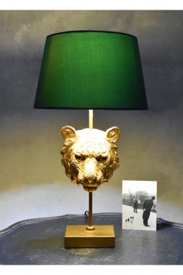 Lampa de masa cu un cap de tigru CW243 foto