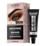 Vopsea de sprancene Henna Oh! My Brows, Revers, Negru, 1.0, 30ml