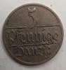 Moneda 5 Pfennige 1928 Danzig VG+, Europa