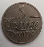 Moneda 5 Pfennige 1928 Danzig VG+