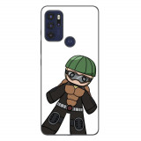 Husa compatibila cu Motorola Moto G60S Silicon Gel Tpu Model One Punch Man Mumen Rider