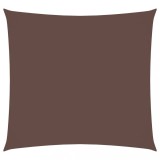 Cumpara ieftin Parasolar, maro, 3x3 m, tesatura oxford, patrat