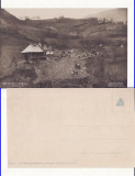 Pasul Turnu Rosu , Boisoara (Valcea) -militara, WWI, WK1-foto Otto Ebering, Necirculata, Printata