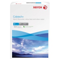 Hartie Copiator A3 Xerox Colotech, 500 Coli/Top, 100 g/m&amp;sup2;, Hartie Xerox, Hartie Copiator, Hartie de Copiator, Hartie Alba Copiator, Hartie Xerox Colot foto