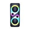 Boxa portabila cu lumini RGB, putere 10W, MP3, USB, bluetooth, TF, slot microfon, karaoke, acumulator, negru