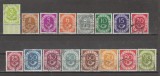 Germania RF 1951 - Posthorn serie uzuala,completa,stampilata