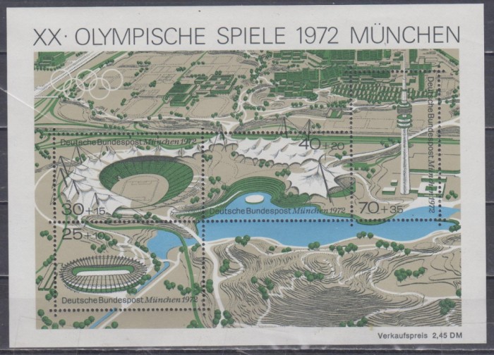 A10 ZC 23 - Colita foarte veche - Germania Democrata - DDR - Munchen 1972