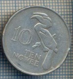 AX 517 MONEDA- ZAMBIA -10 NGWEE -ANUL1968 -STAREA CARE SE VEDE