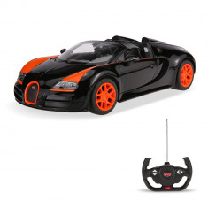 Masina Cu Telecomanda Bugatti Grand Sport Vitesse Negru Cu Scara 1 La 14 foto