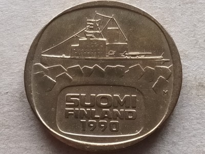 FINLANDA-5 MARKKAA 1990 foto
