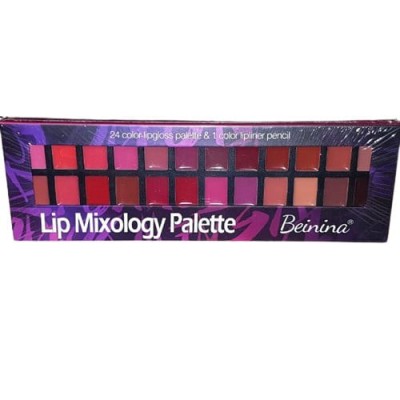 Paleta 24 rujuri de buze, Beinina, Lip Mixology Palette foto