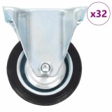 vidaXL Roți fixe, 32 buc., 75 mm 277940
