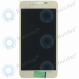 Samsung Galaxy A3 (SM-A300F) Modul de afișare LCD + Digitizer auriu GH97-16747F