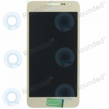 Samsung Galaxy A3 (SM-A300F) Modul de afișare LCD + Digitizer auriu GH97-16747F foto