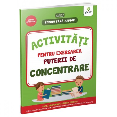 Activit. pentru exersarea puterii de concentrare 3-4 ani/Rezolv fara ajutor! foto