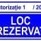 indicator numar autorizatie pentru loc rezervat