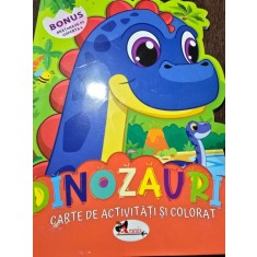 Dinozauri, carte de activitati si colorat