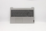 Carcasa superioara cu tastatura palmrest Laptop, Lenovo, IdeaPad 3-15ARE05 Type 81W4, argintie, layout US