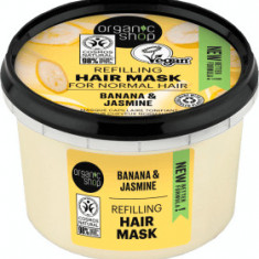Organic Shop Mască de păr tonifiantă cu banane și iasomie, 250 ml