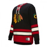 Chicago Blackhawks hanorac de bărbați Heritage Lace-Up Crew Vintage Logo - L