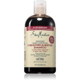 Shea Moisture Jamaican Black Castor Oil Strengthen &amp; Restore sampon fortifiant pentru păr creț 384 ml