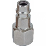 Conector rapid pneumatic 1/4" F Raider QC03, otel nichelat